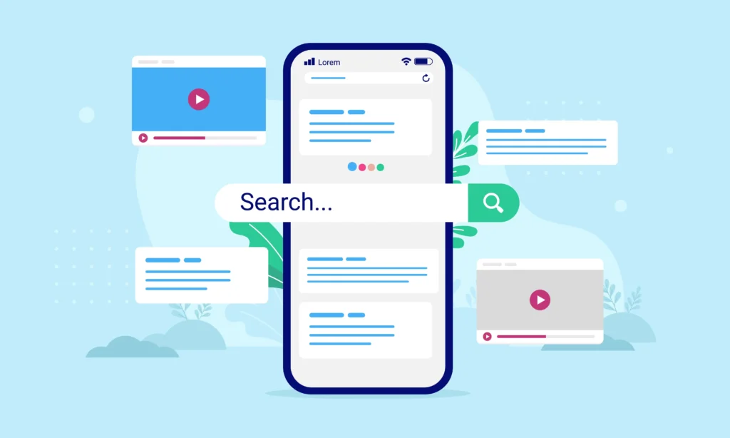 Search Results Page Overview on Mobile